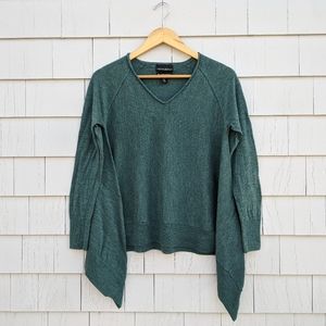 Extrafine Merino Wool Green Cynthia Rowley Sweater